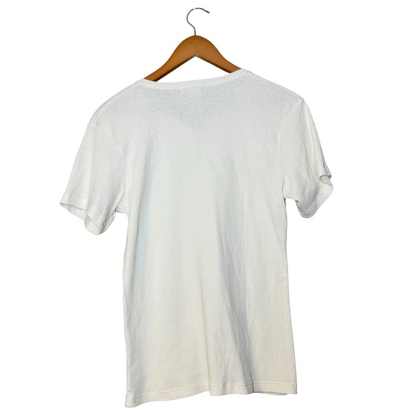 Eddie Bauer Cream Short Sleeve Henley T-Shirt Women’s Size Large - Picture 4 of 6